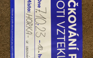 Očkování psů - říjen 2023