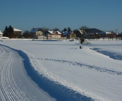 Zasněžená zima - leden 2017 Horka u Staré Paky