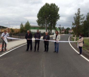 Rozšíření silnice III/2931 u Jilosu a vybudování nových chodníku 2016