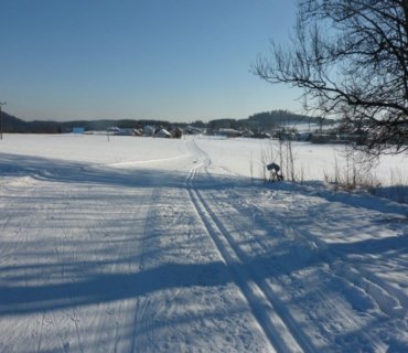 Lyžařské tratě - zima 2012 Horka u Staré Paky